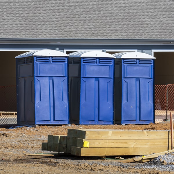 are there any restrictions on what items can be disposed of in the porta potties in Irving NY